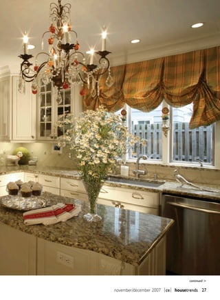 continued >

november/december 2007 |ce| housetrends 27
 