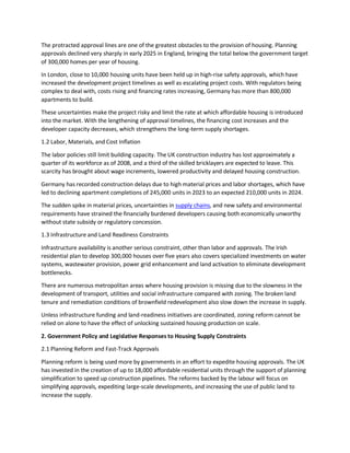Housing Affordability Policy and Public Private Partnerships | PDF