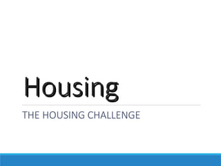 Understanding Housing Challenges and Affordability Solutions in Urban ...
