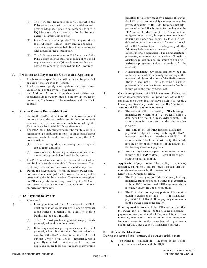 8 contract section form hap 8) assistance payments (section Housing contract 8 contract section form hap 8) assistance payments (section Housing contract