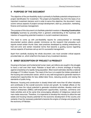 House construction company Feasibility report | PDF