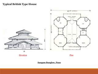 Elevation Plan
Typical British Type House
Sangam Bunglow, Pune
 