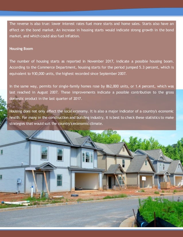 Housing Permits and Starts Key Economic Indicators