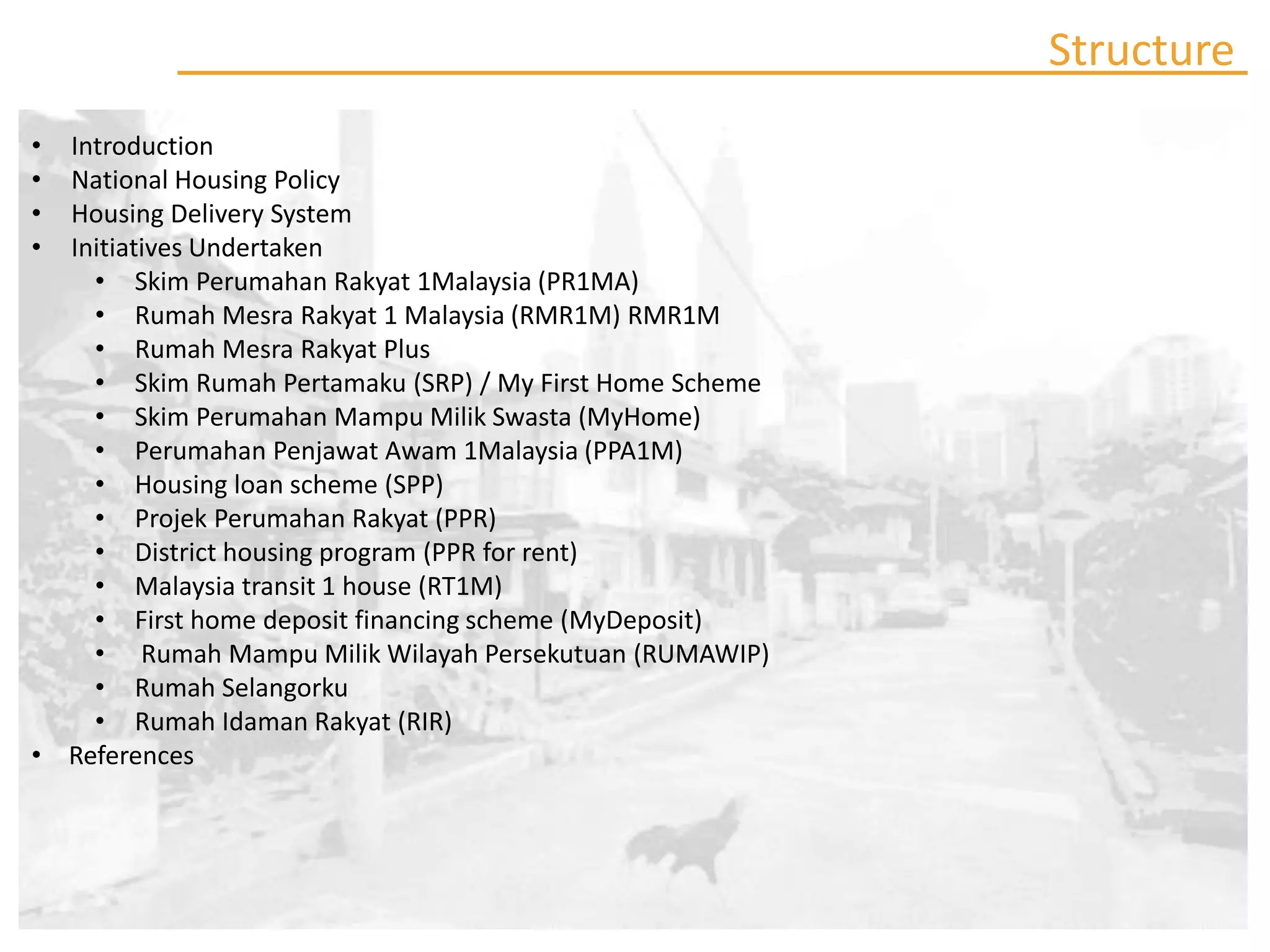 Housing Policies in Malaysia | PDF