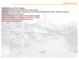 Housing Policies in Malaysia | PDF