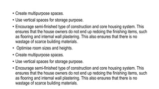 Architecture design housing ppt