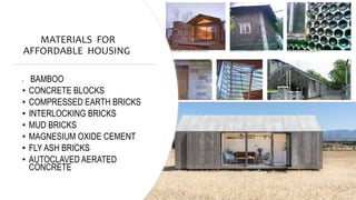 Architecture design housing ppt