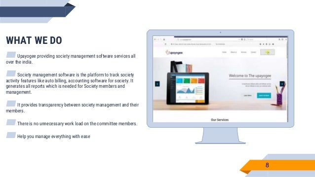 Housing society management software