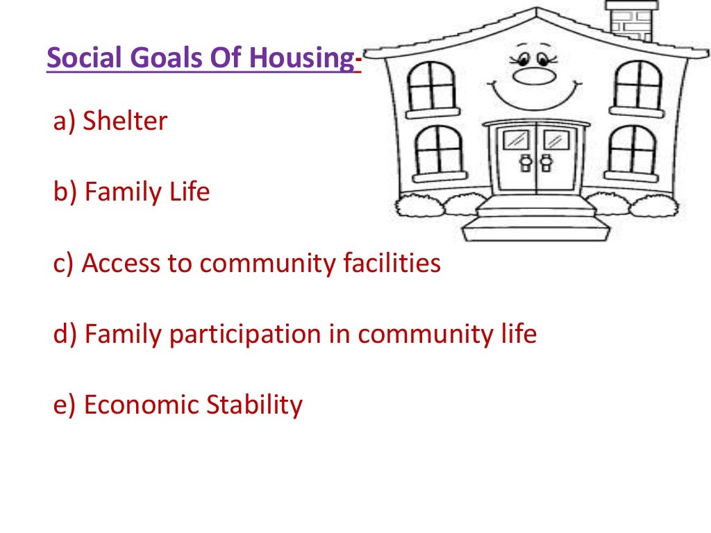 Housing standards