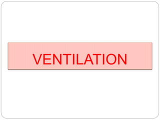 VENTILATION
 