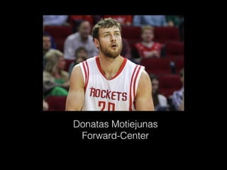 Donatas Motiejunas
Forward-Center
 