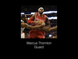 Marcus Thornton
Guard
 