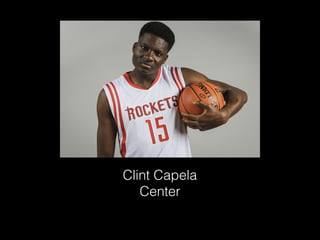 Clint Capela
Center
 