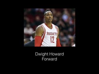 Dwight Howard
Forward
 
