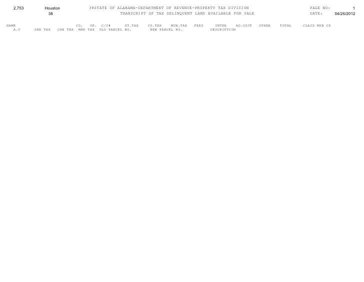 Property Tax Division Alabama Property Tax Division Alabama