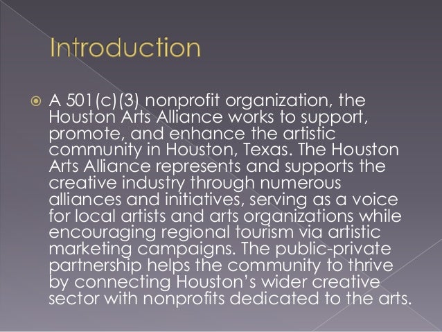 Houston Arts Alliance Advances Creative Careers and Community