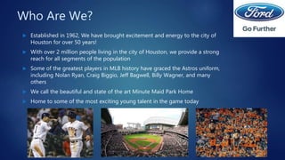 Houston Astros Sponsorship Pitch
