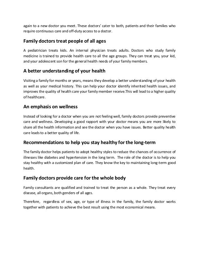 A Biased View of Medical