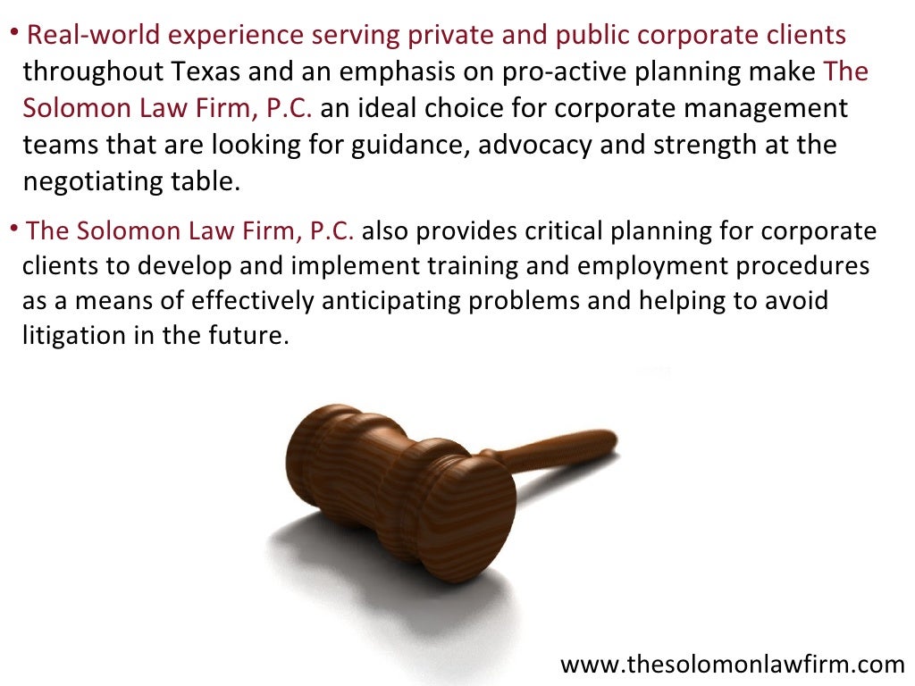 Houston Labor & Employment Lawyers And Texas Wrongful Termination, Qu…