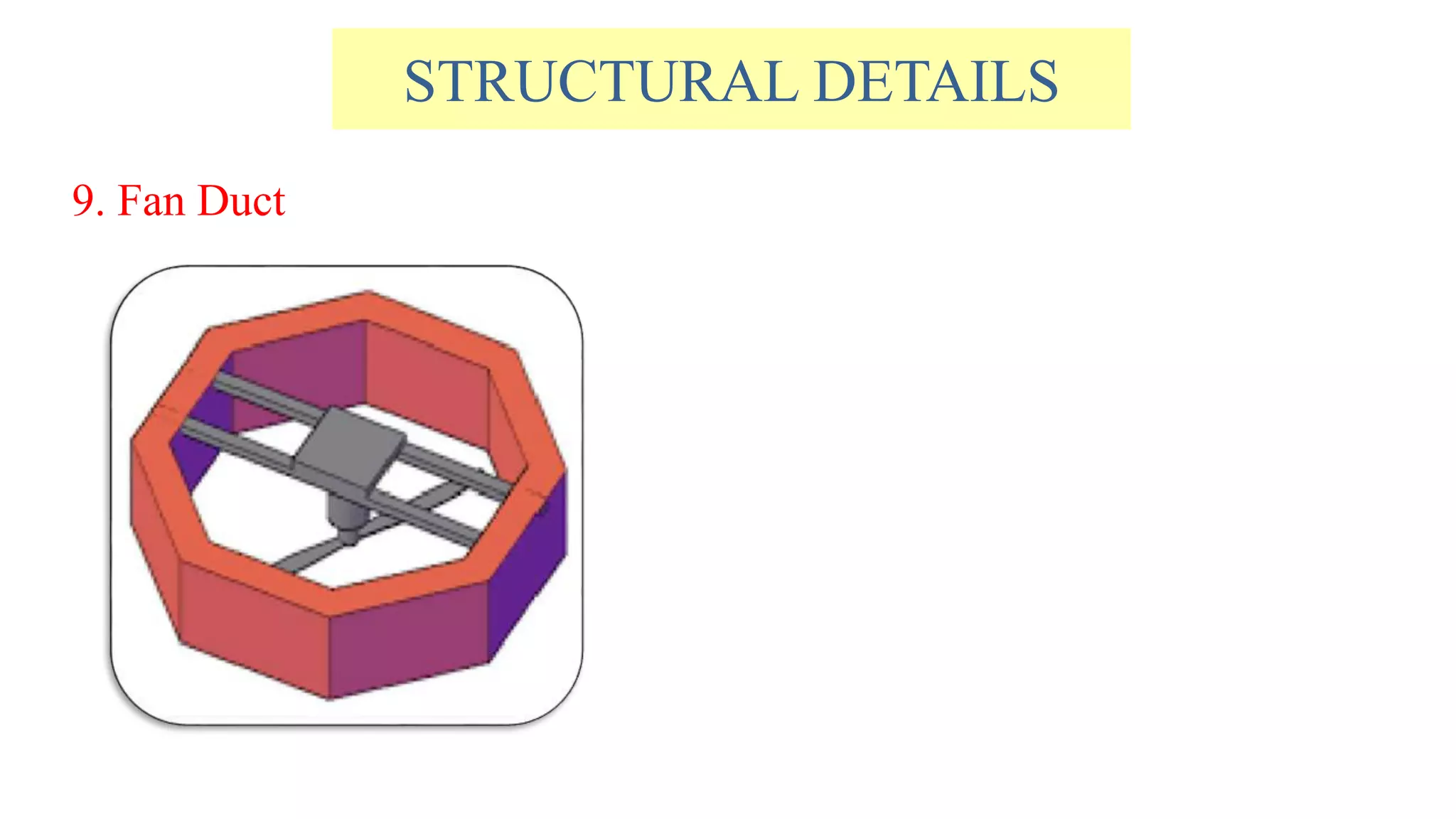 STRUCTURAL DETAILS
9. Fan Duct
 