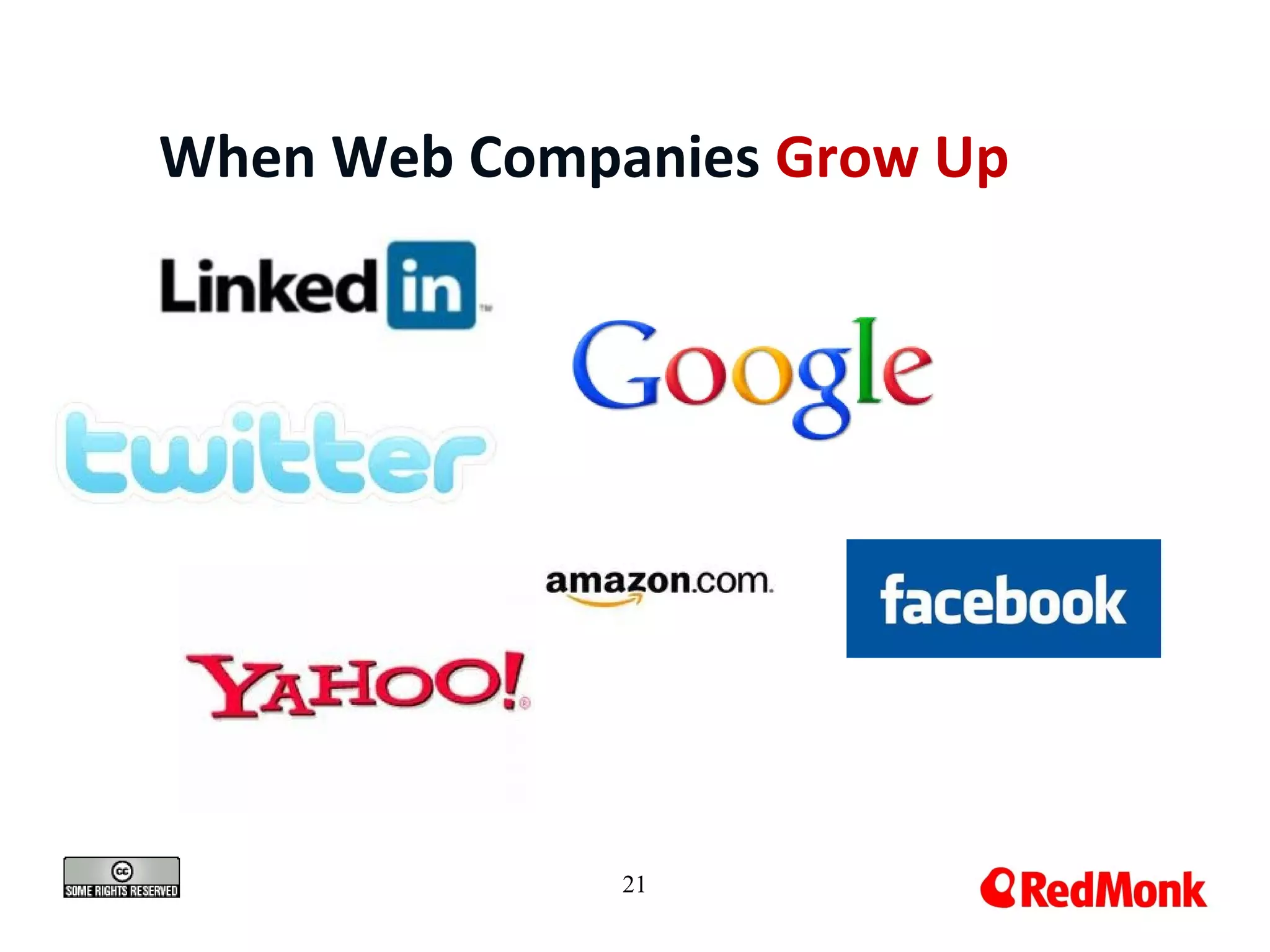 When Web Companies Grow Up
21