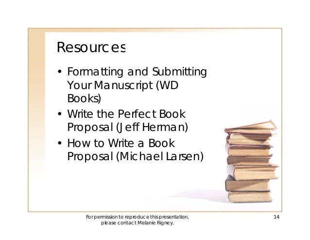 Larsens how to write a book proposal