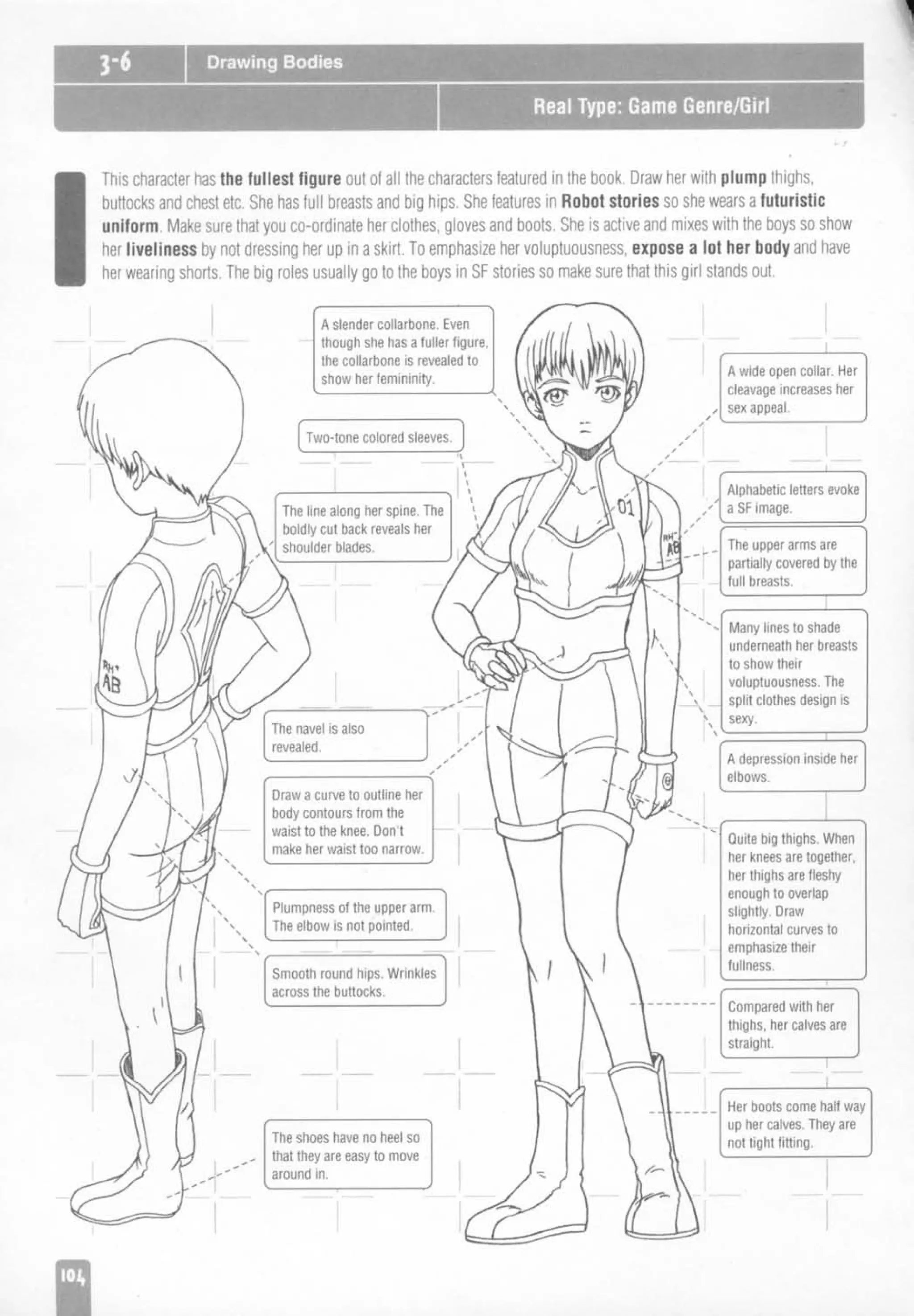 How to draw anime and game characters