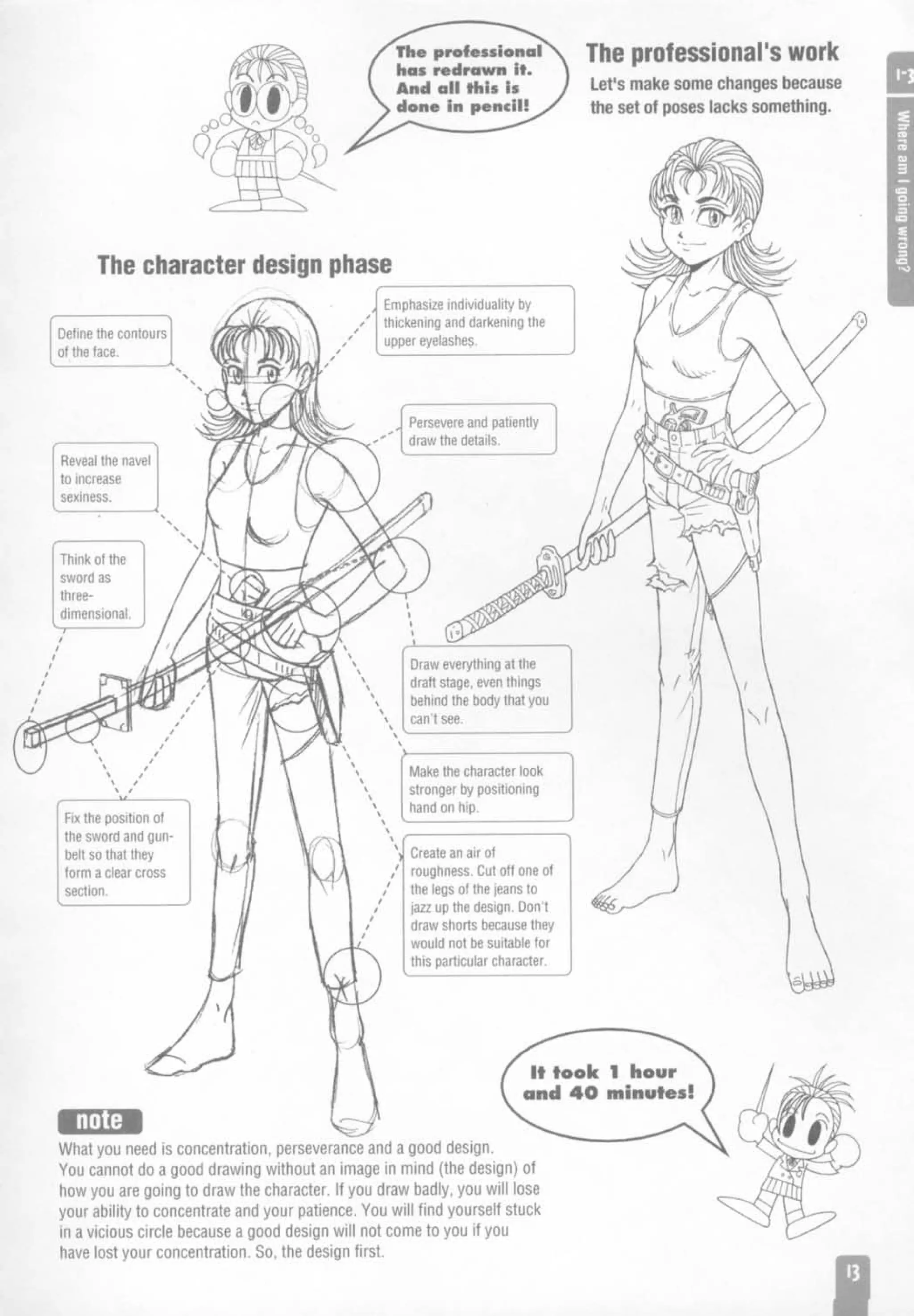 How to draw anime and game characters