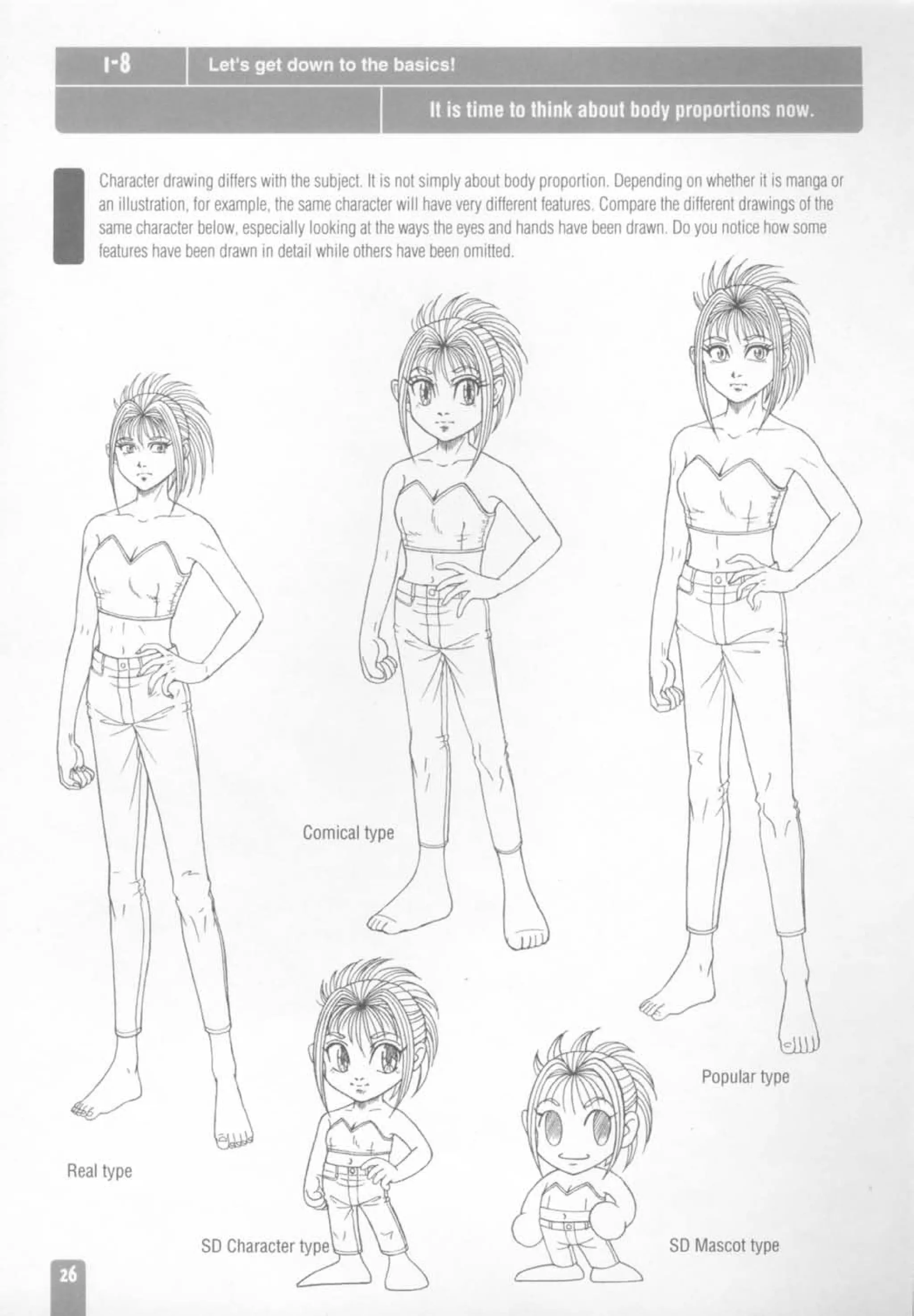 How to draw anime and game characters