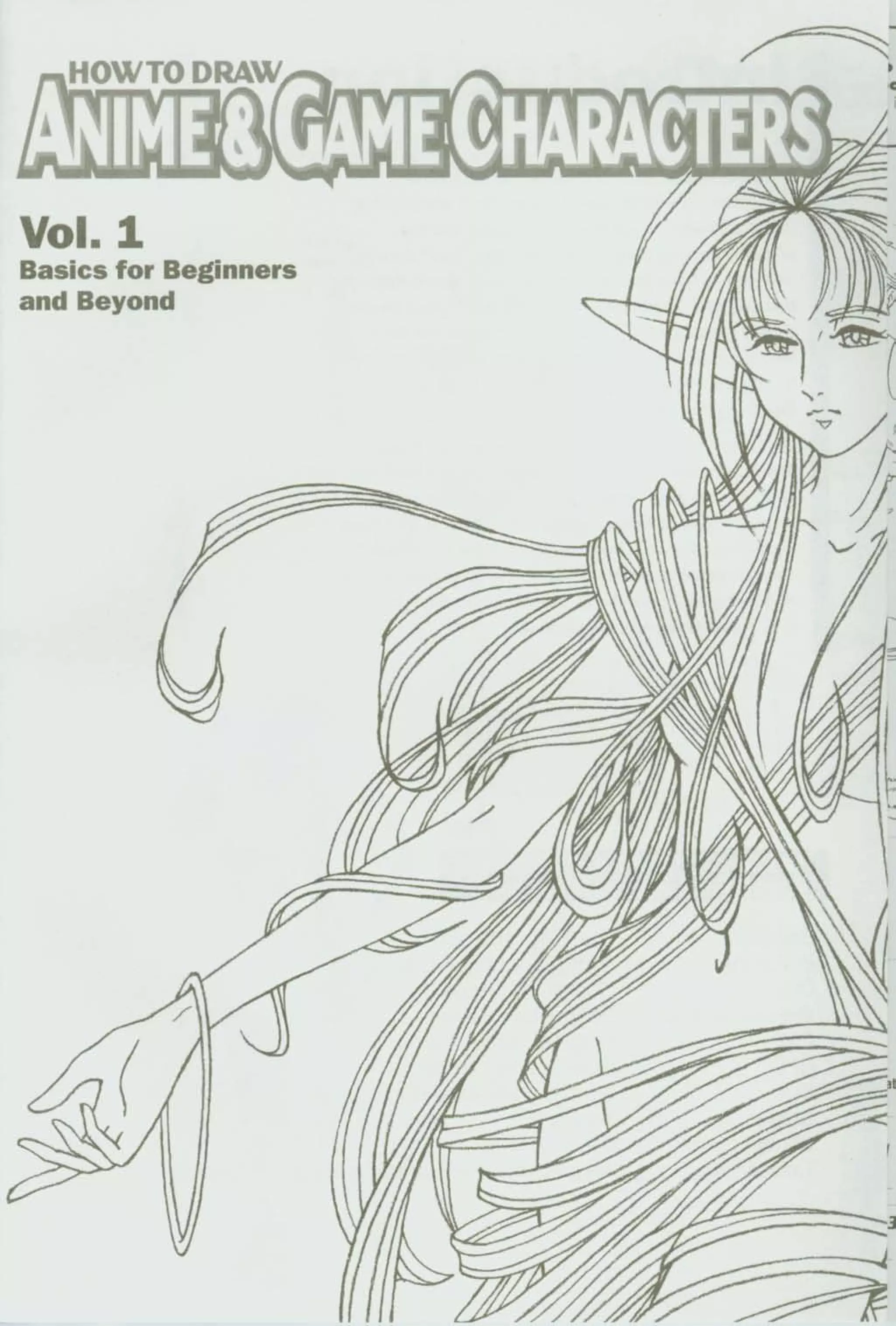 How to draw anime and game characters