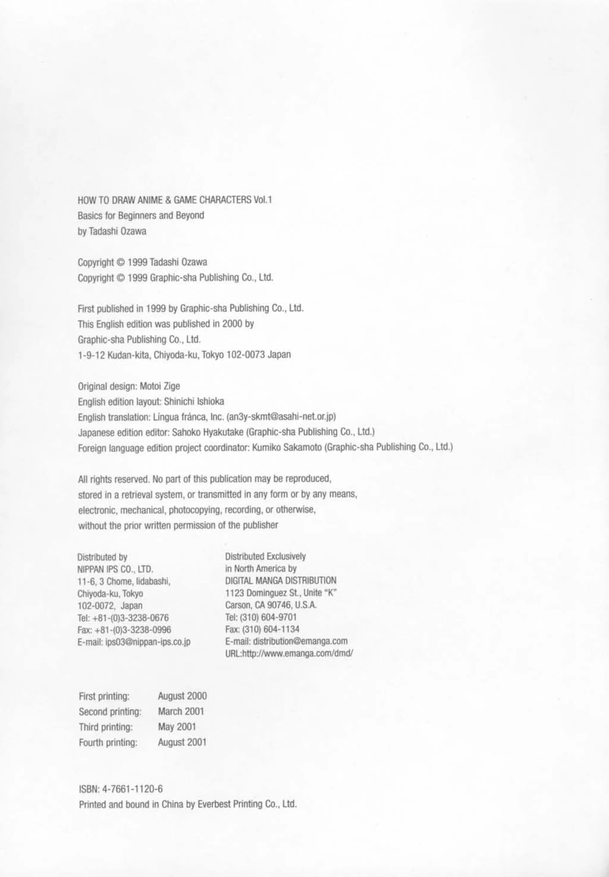 How to draw anime and game characters