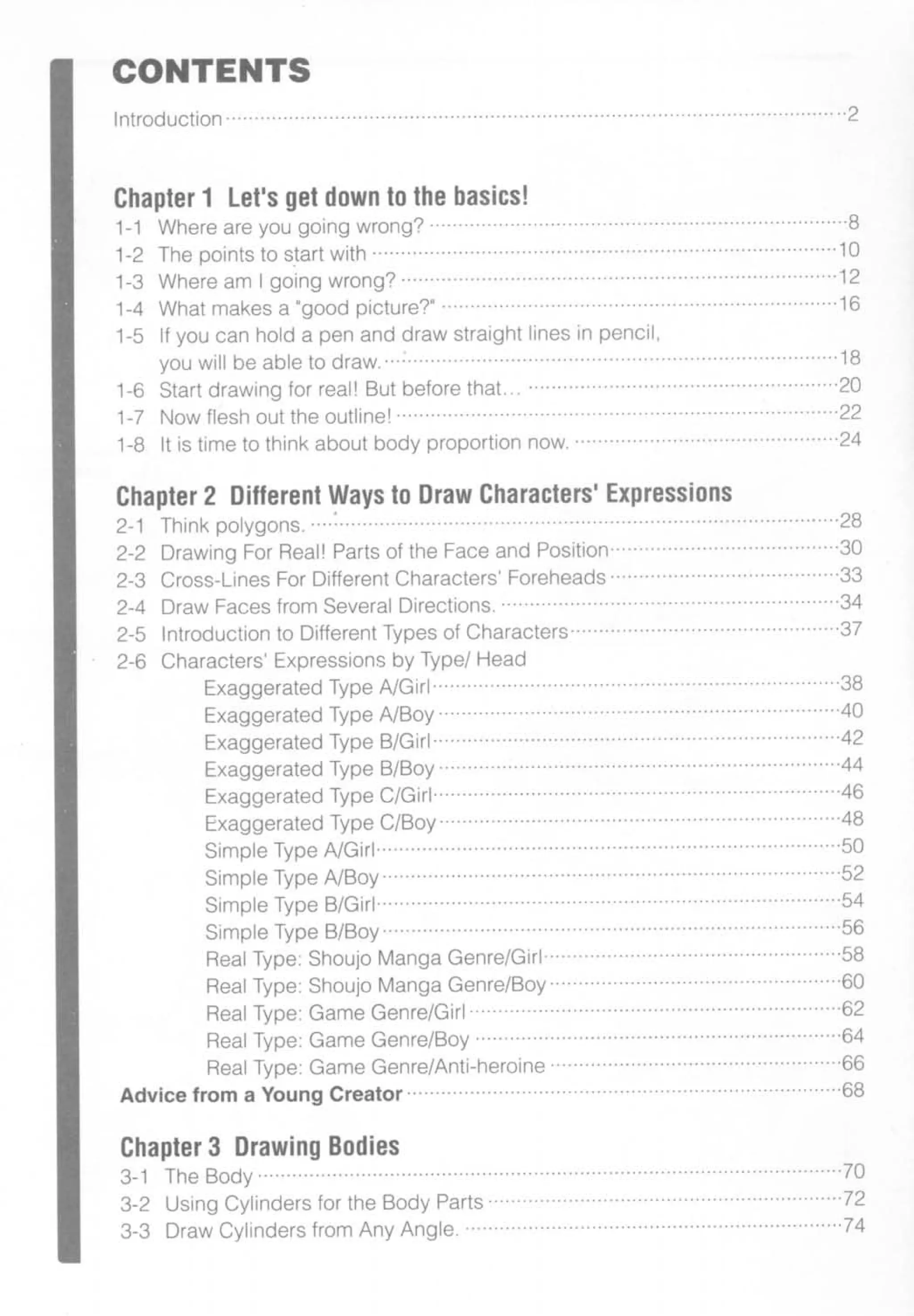 How to draw anime and game characters