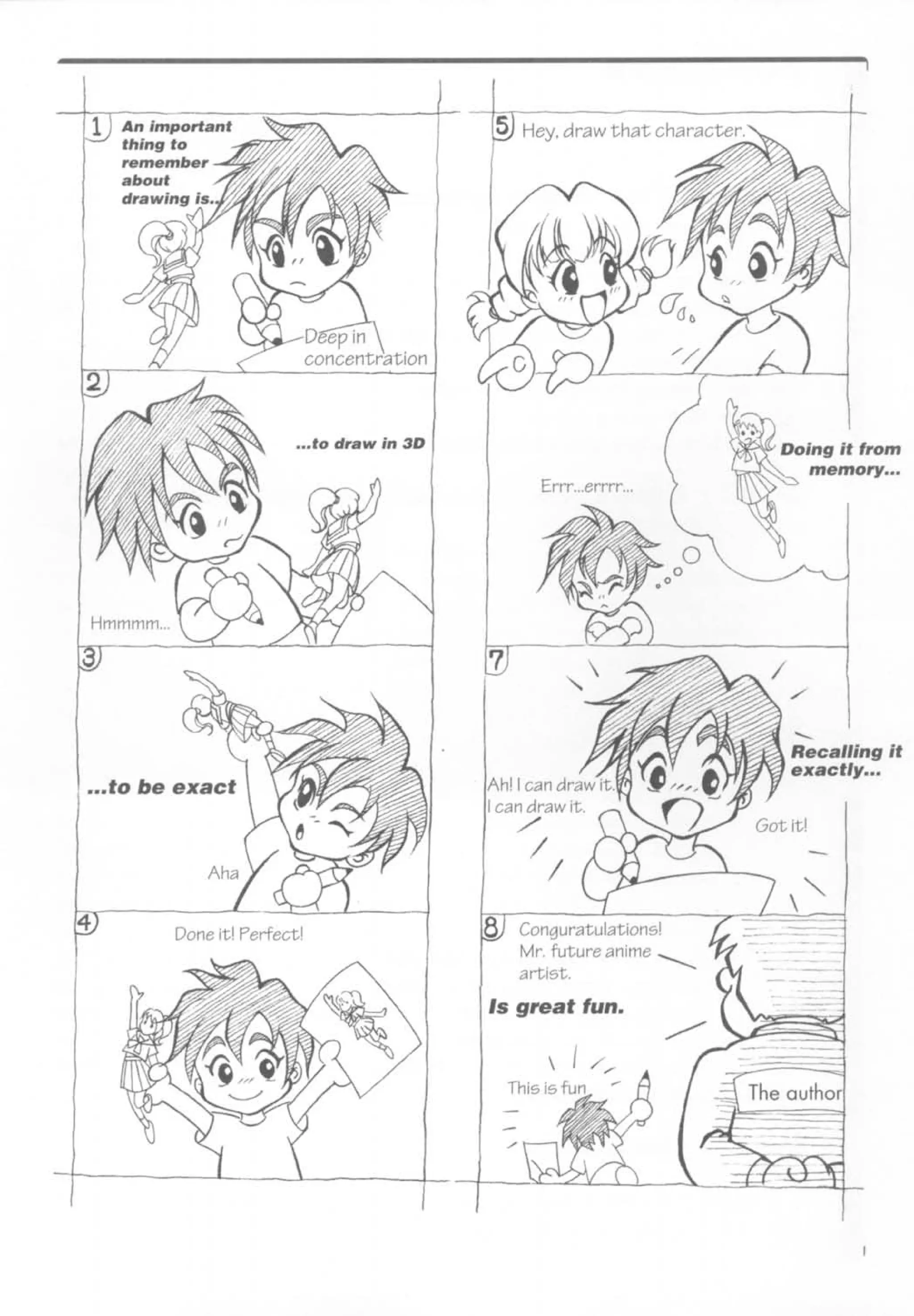 How to draw anime and game characters