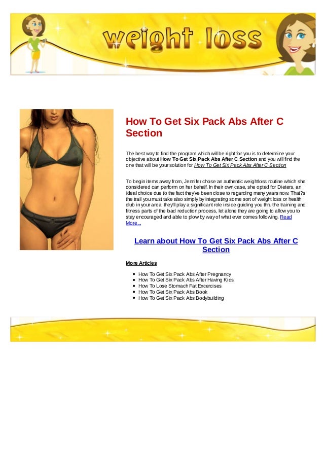 how to lose belly fat after c section