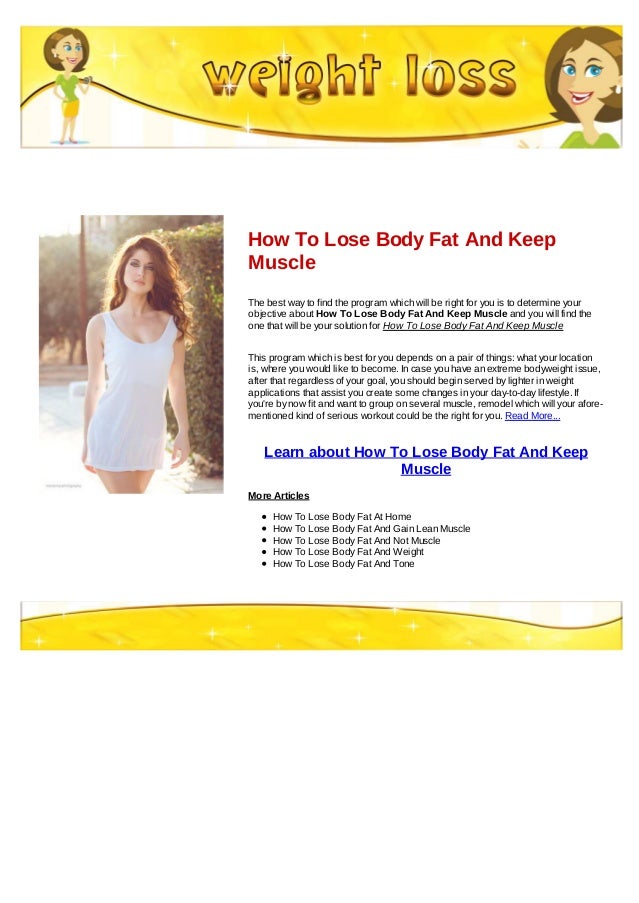 How To Gain Muscle And Lose Fat Diet How to gain muscle and lose fat diet