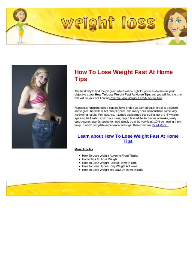 how to lose weight fast on duromine