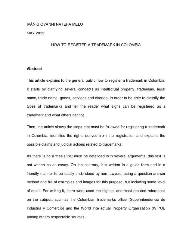 the registrar of trademarks