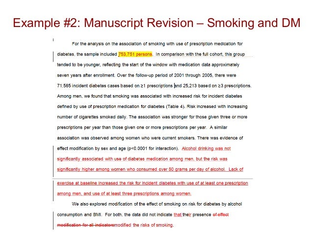 review manuscript example