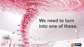 We need to turn
into one of these.
 