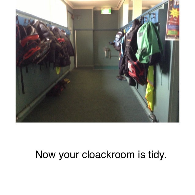 How to tidy your cloak room