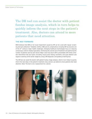 How AI Enhances & Accelerates Diabetic Retinopathy Detection | PDF