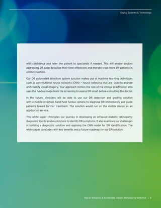 How AI Enhances & Accelerates Diabetic Retinopathy Detection | PDF