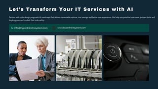 How AI Is Transforming IT Service Management in 2026 | PDF