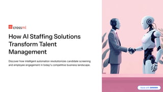 How AI Staffing Solutions Help in Candidate Screening and Employee ...