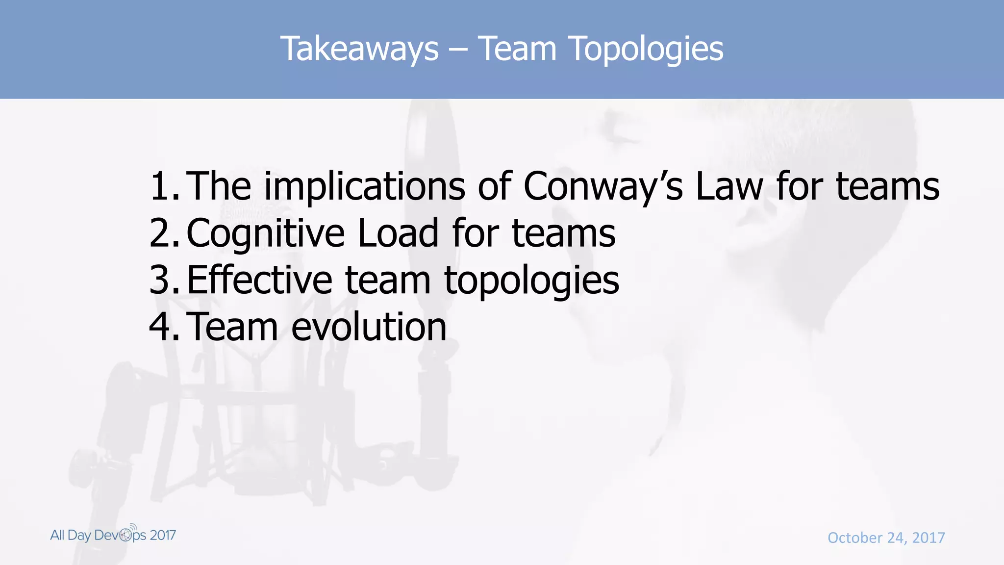 Team Topologies - how and why to design your teams - AllDayDevOps 2017 ...