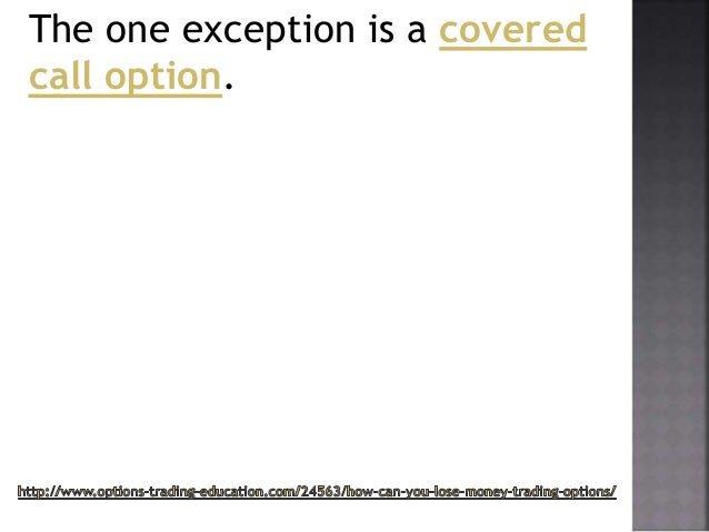 Option traders lose money