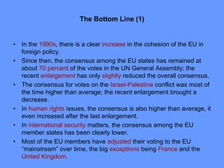 How common is the EU Foreign and Security Policy [presentation] | PDF