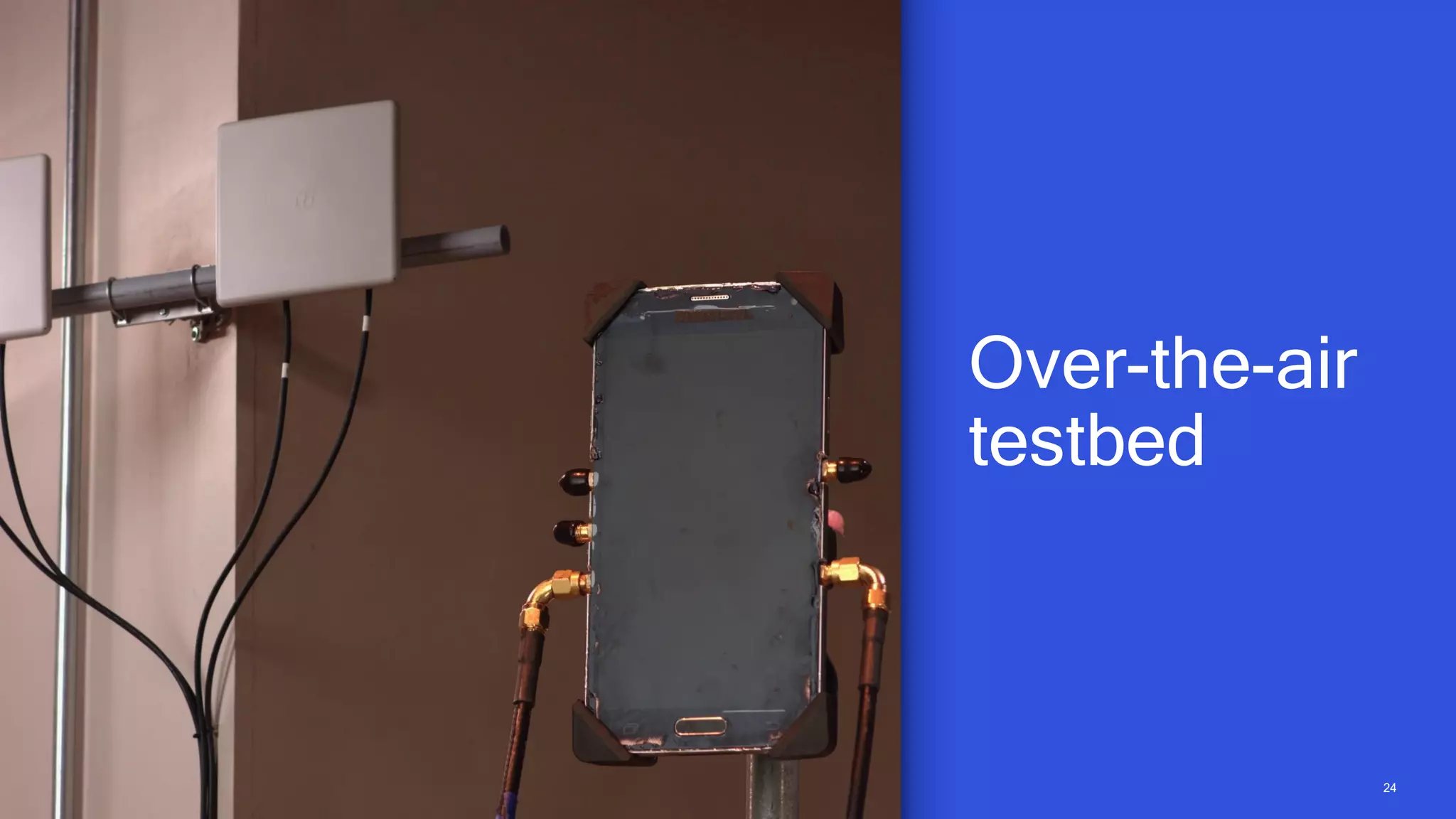 2424
Over-the-air
testbed
 