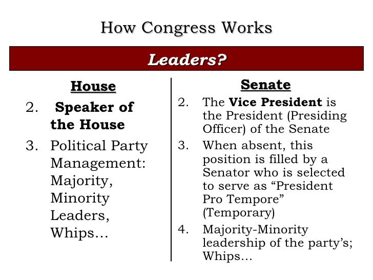 How Congress Works