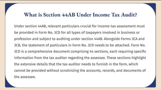 How to Accurately File Audit Forms 3CA and 3CB Using Gen Bal | PDF